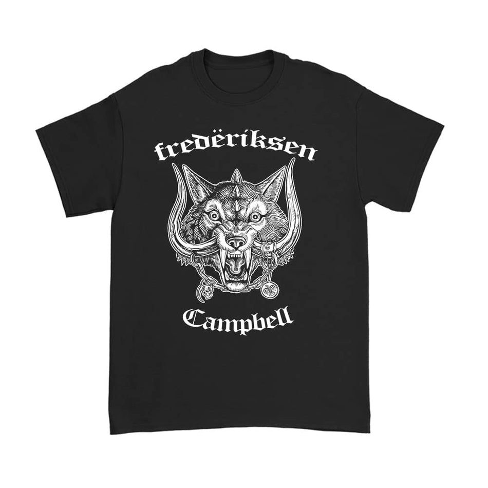 Lars Frederiksen - モーターウルフ Tシャツ（ブラック）