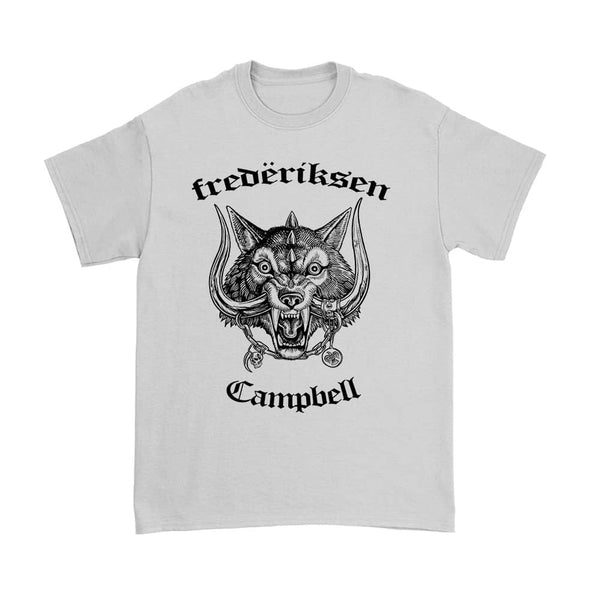 Lars Frederiksen - モーターウルフ Tシャツ (白) | bandstore.jp