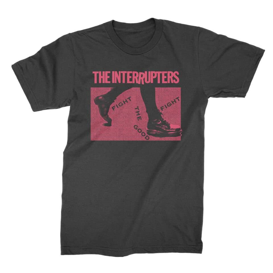 The Interrupters - ブーツTシャツ (ビンテージブラック)