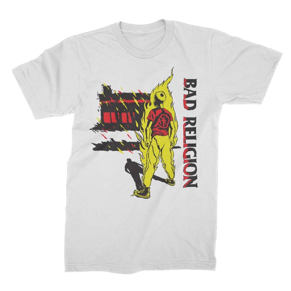 Bad Religion - Suffer Flameboy White Tシャツ