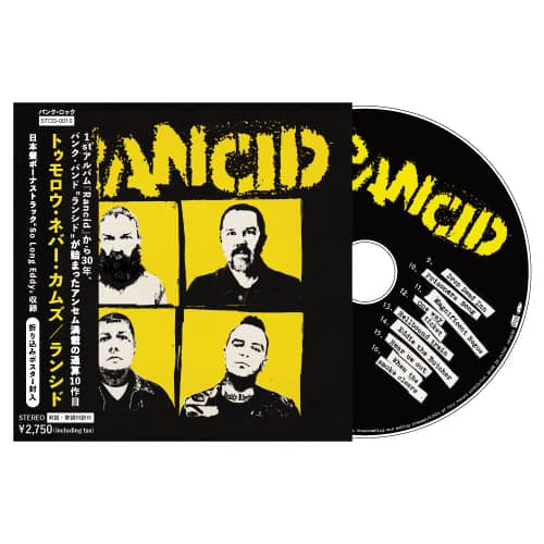 Rancid (ランシド) - Tomorrow Never Comes 国内盤CD