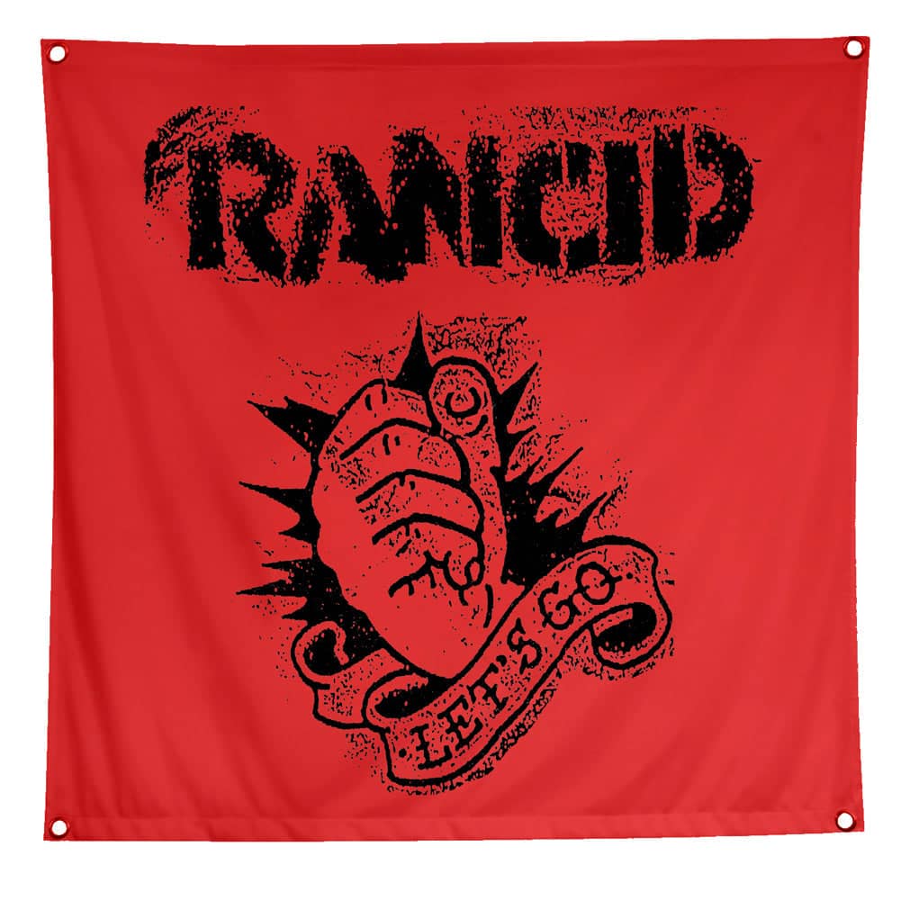Rancid - Let's Go フラッグ (輸入）