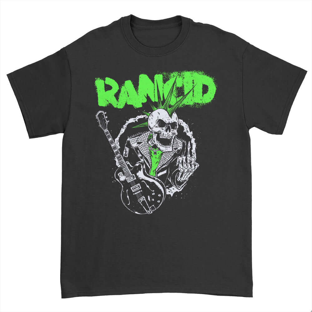 Rancid - SkeleTim ギターTシャツ (輸入）