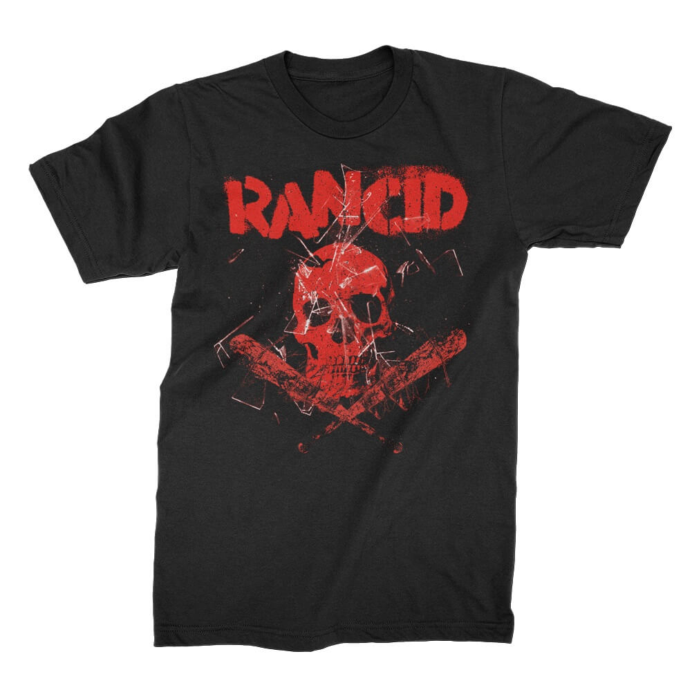 Rancid - Skull / Bats Tシャツ (輸入）