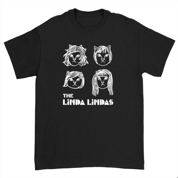 The Linda Lindas (ザ・リンダ・リンダズ) - Cats! Tシャツ (ブラック)