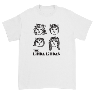The Linda Lindas (ザ・リンダ・リンダズ) - Cats! Tシャツ (ホワイト)